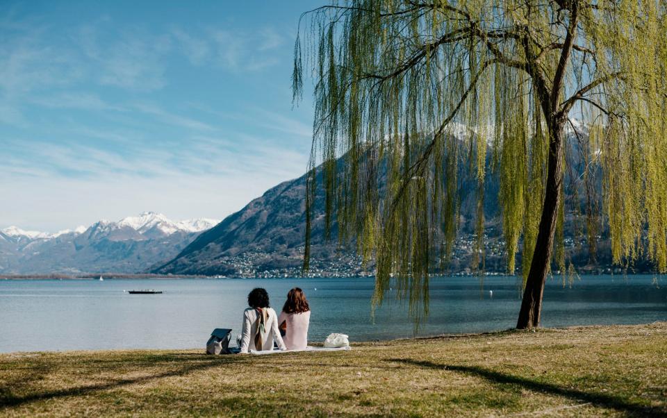 Lake in Switzerland