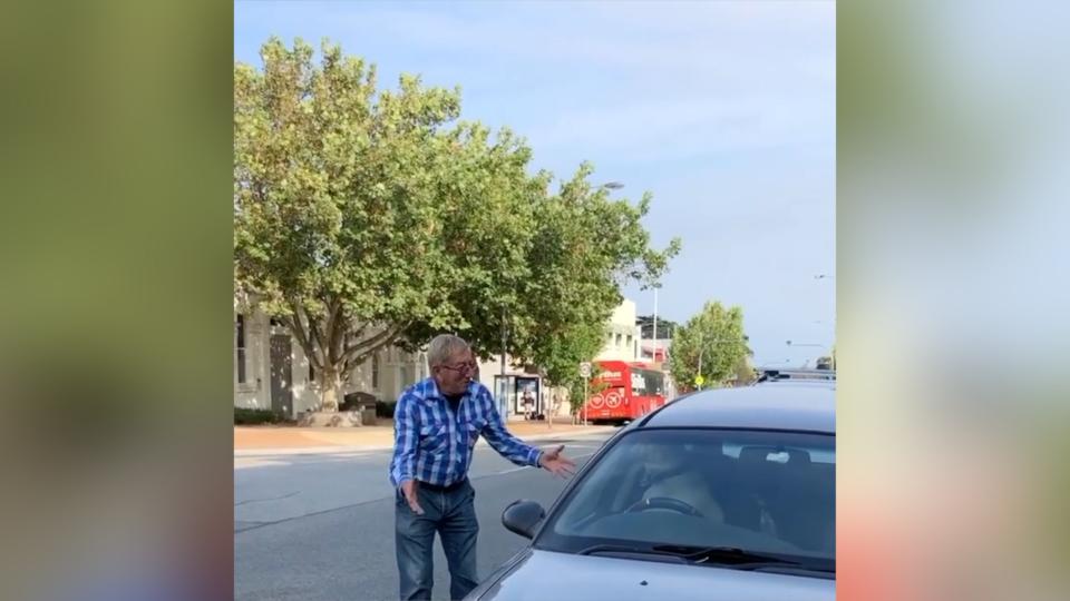 El hombre libera al animal después de que este hiciese sonar la bocina sin parar. (Crédito: Instagram/@steelervh)