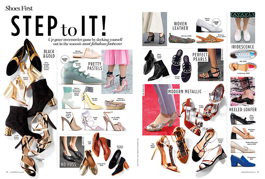 <br><b>HAPPY FEET:</b> All the sandals, sneakers and stilettos your closet could dream of