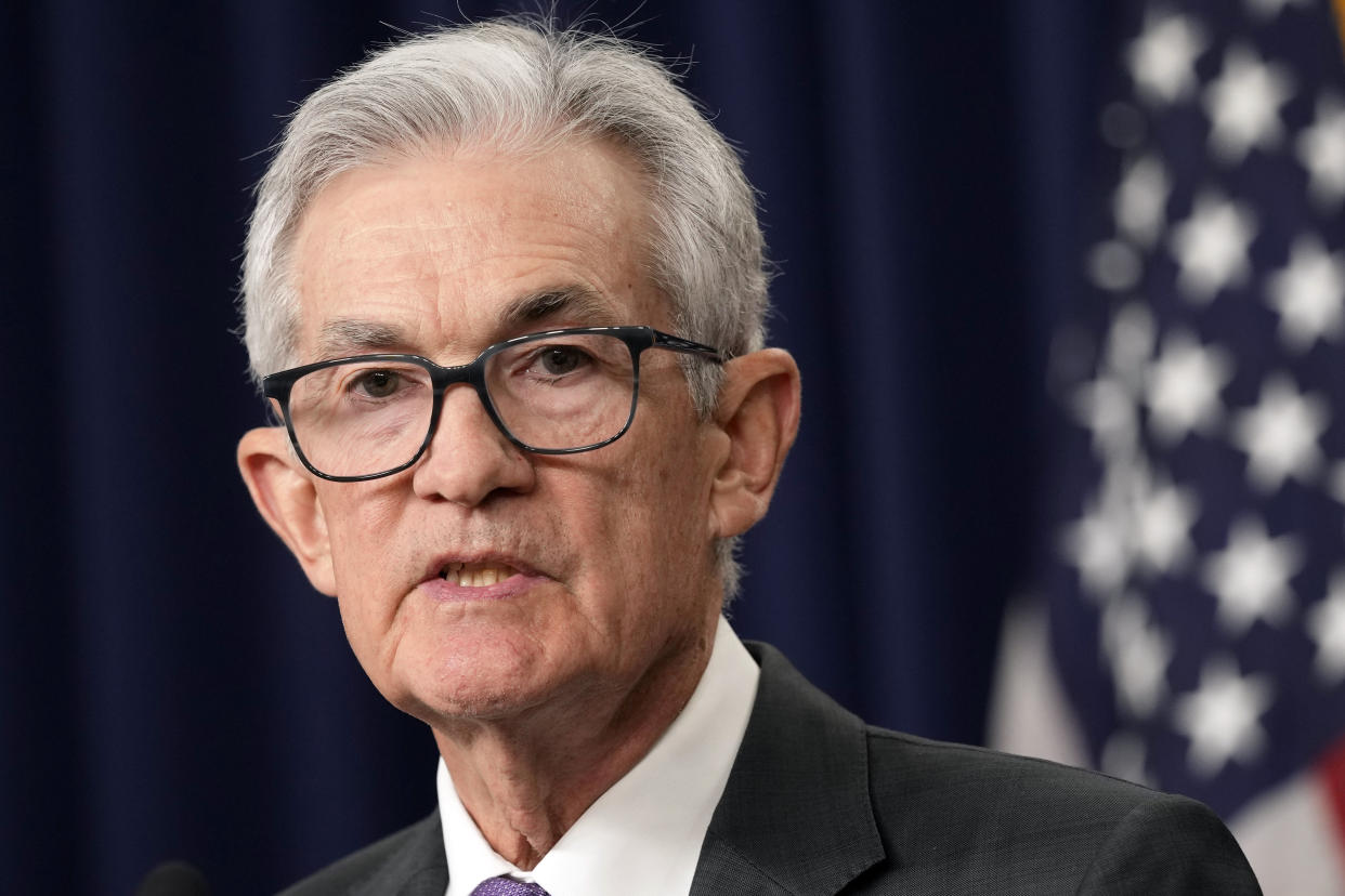 Federal Reserve Board chair Jerome Powell speaks during a news conference the Federal Reserve in Washington, Wednesday, March 20, 2024. (AP Photo/Susan Walsh)