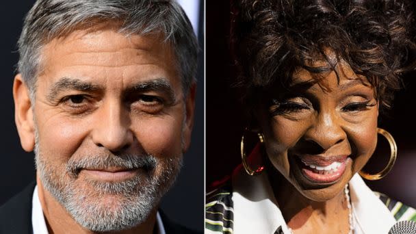 PHOTO: George Clooney at TCL Chinese Theatre on May 7, 2019 in Hollywood, Calif. | Gladys Knight performs on June 29, 2022 in London. (Getty Images, FILE)