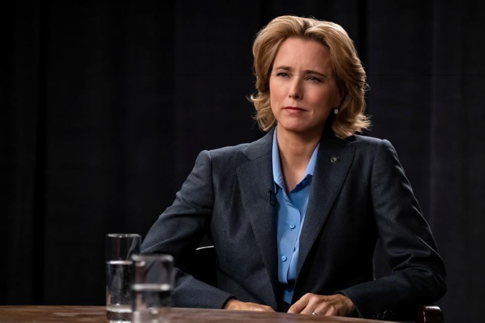 Secretary of State Elizabeth McCord (Téa Leoni) was arrested for trespassing when she toured
a children’s immigrant detention center in Arizona during an episode of 'Madam Secretary.'