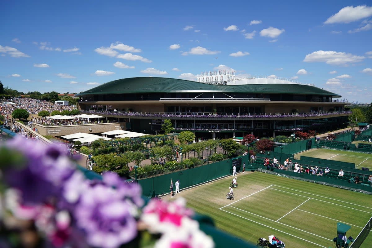 Ukrainian players will be given support by Wimbledon (Zac Goodwin/PA) (PA Archive)