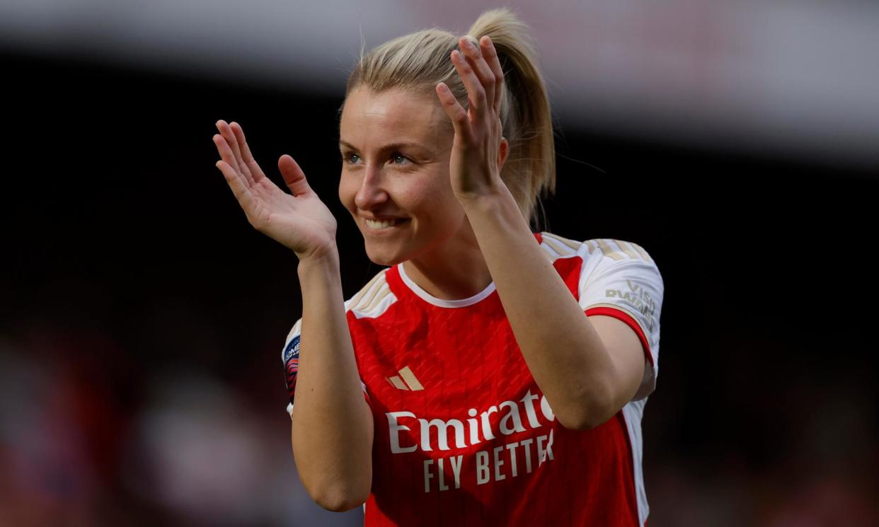 <span>Arsenal’s Leah Williamson missed last year’s World Cup with a debilitating ACL injury.</span><span>Photograph: Tom Jenkins/The Guardian</span>