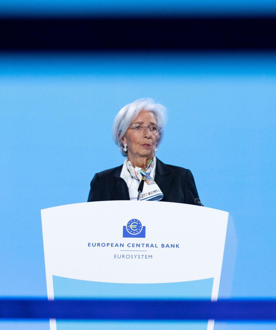 European Central Bank (ECB) President Christine Lagarde. Inflation