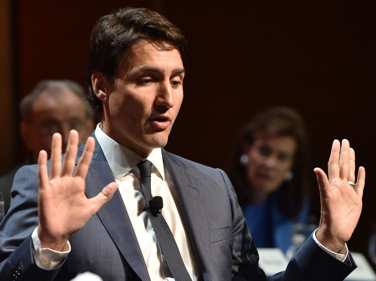 Justin Trudeau has previously spoken out about the 'systemic problem' of sexual harassment: AFP/Getty