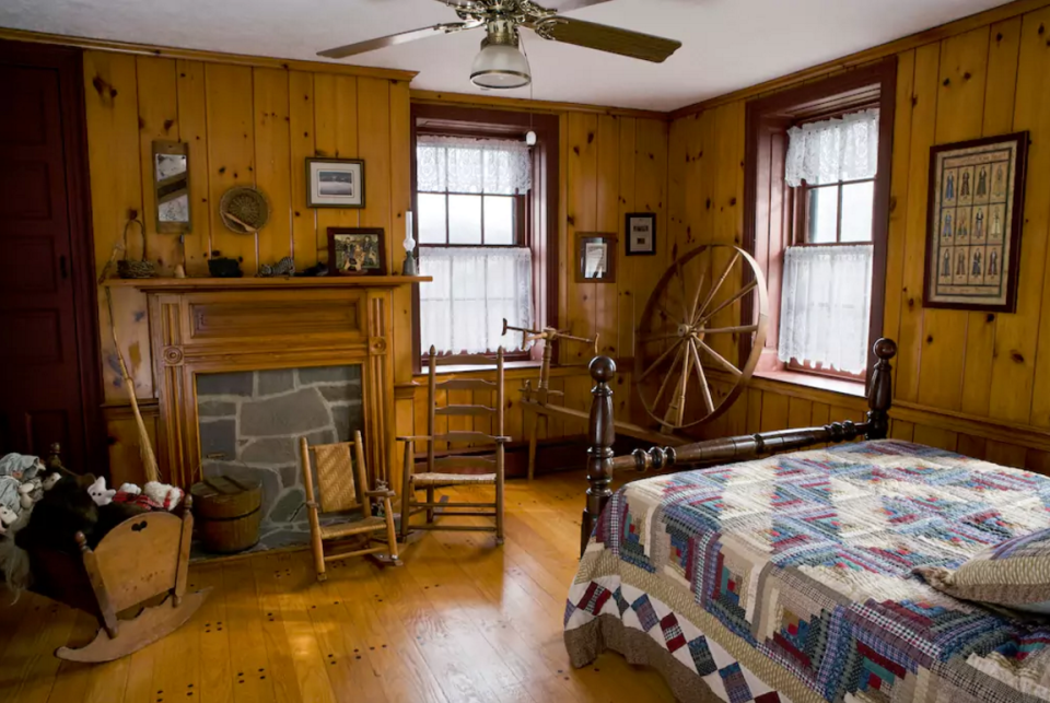 <p>The owner says she has plenty of interesting ghost-related stories to share with guests. And while that queen bed looks cozy, it might be hard to sleep after hearing a tale or two. (Airbnb) </p>