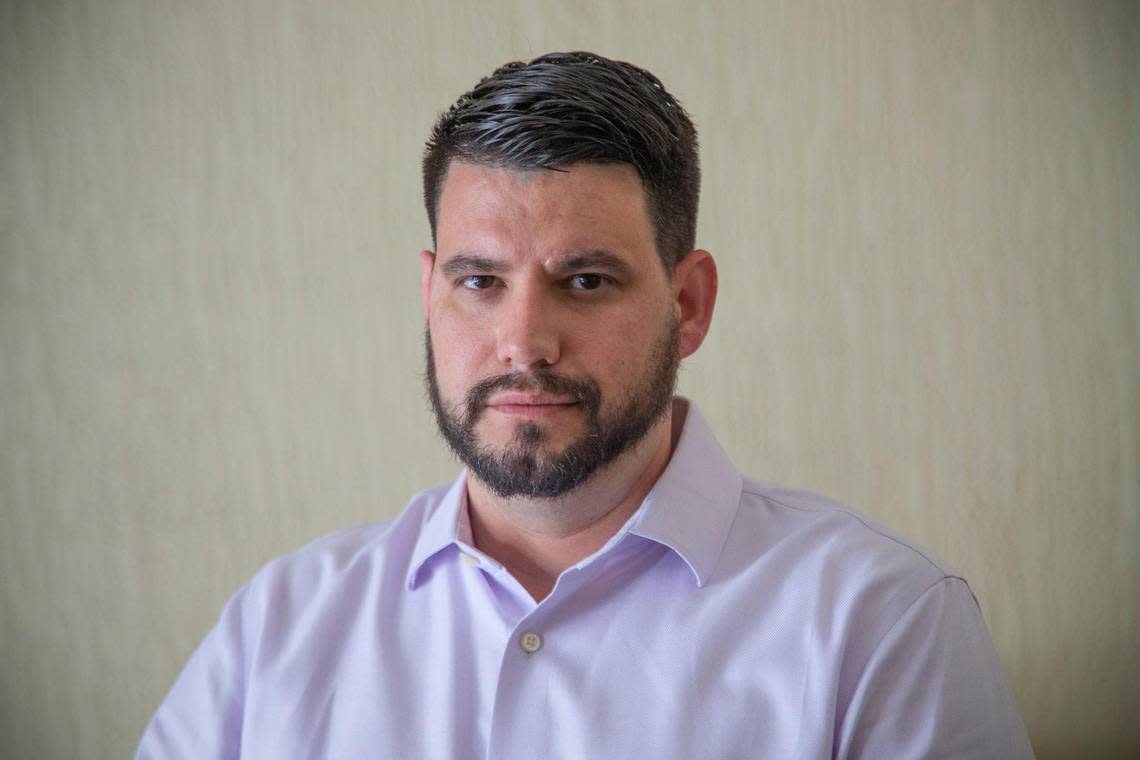 Gabriel Garcia, the former political candidate and Proud Boys member who is accused of storming the U.S. Capitol on Jan. 6., appears on the county’s poll worker database. But the county said he was removed from the Election Day work schedule weeks ago after the elections supervisor learned he’d been charged with several felonies.