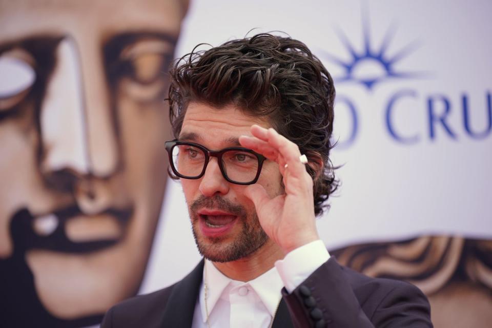 Ben Whishaw attending the Bafta Television Awards 2023 at the Royal Festival Hall, London (Yui Mok/PA) (PA Wire)