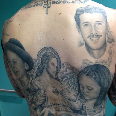 <p>Travis Barker Instagram</p> Travis Barker's tattoos