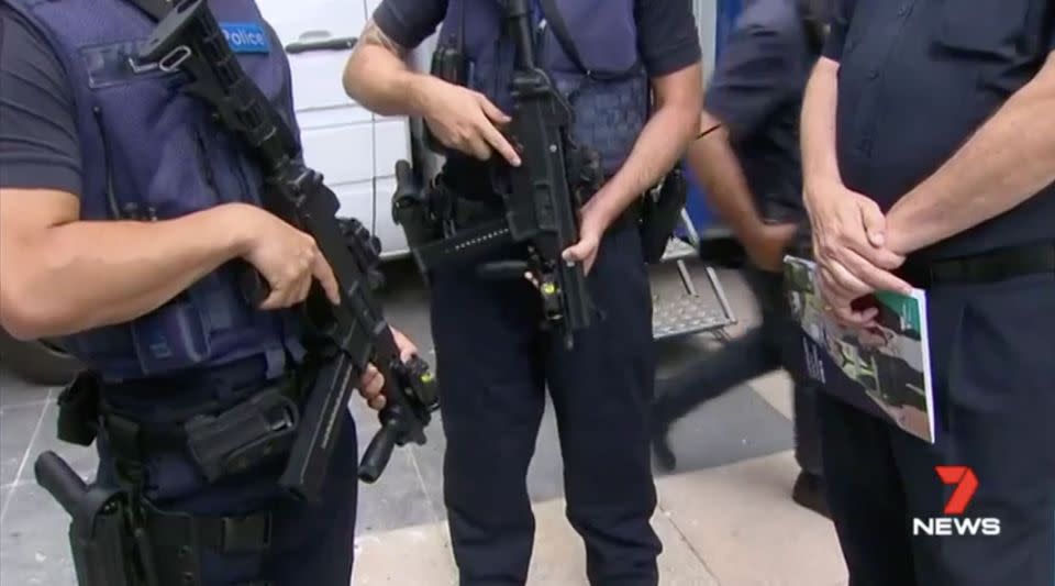 More police will have access to long-arm weapons, which they will need special training for. Source: 7 News