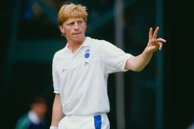 Chris Cole/Getty Boris Becker