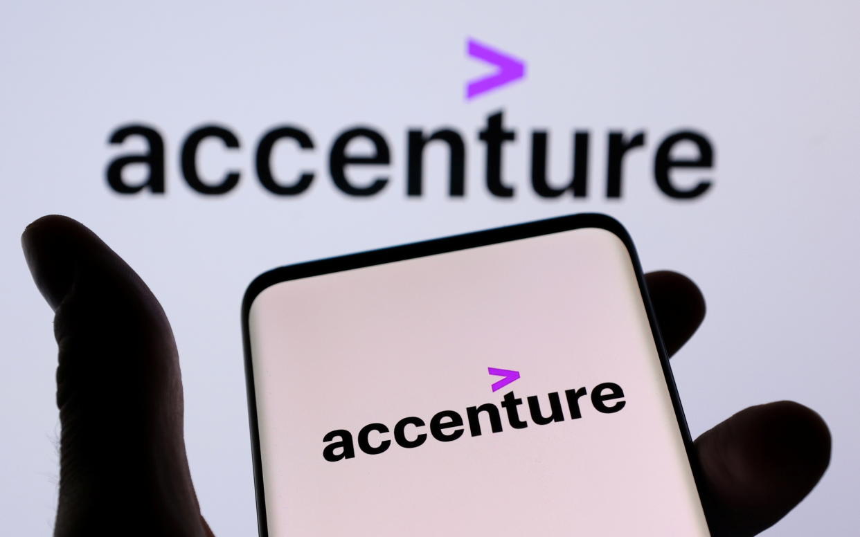 Accenture's one-year apprenticeship focuses on digital economy jobs. REUTERS/Dado Ruvic/Illustration
