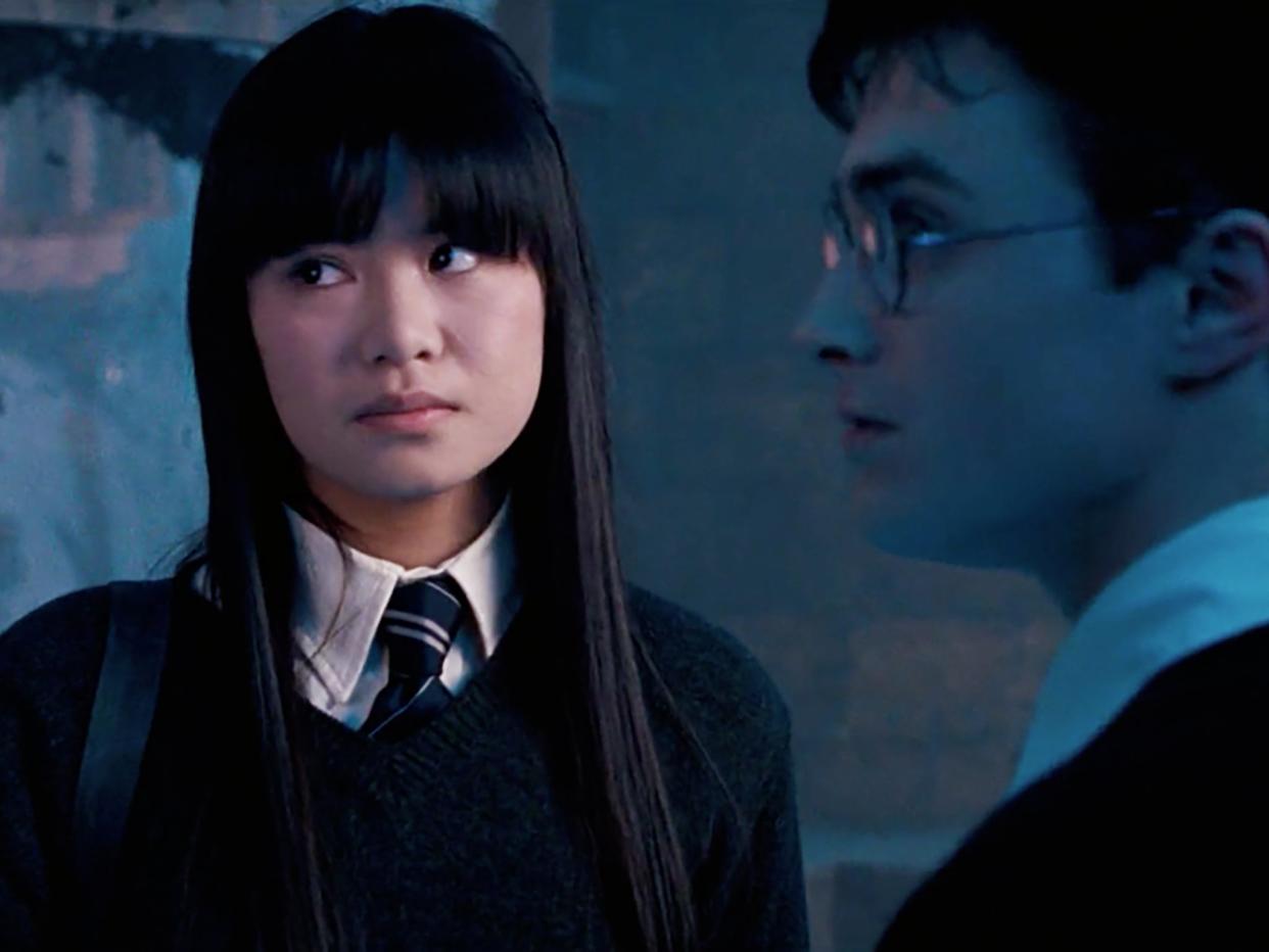 Katie Leung and Daniel Radcliffe as Cho Chang and Harry Potter (Warner Bros)