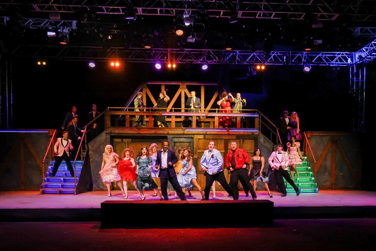 A free summer production of "Footloose" by the Magnolia Musical Theatre is running until Aug. 10 with shows every Wednesday through Saturday evenings at the Hill Country Galleria.