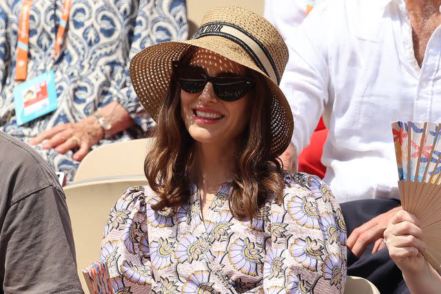 <p>Nasser Berzane/AbacaPress / SplashNews.com</p> Natalie Portman at the French Open in Paris on June 7, 2023