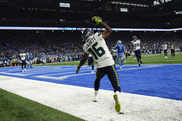 Geno Smith's 2nd TD pass to Tyler Lockett lifts the Seahawks to a 37-31 OT  win over the Lions - ABC News