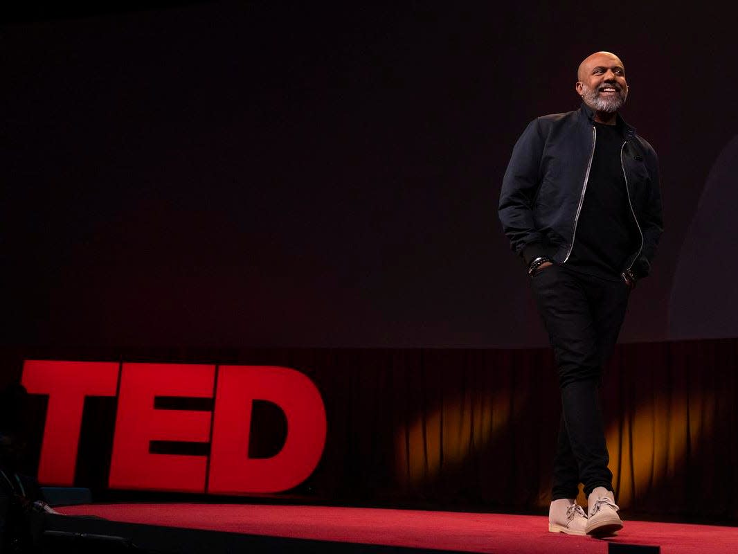 Photo of Imran Chaudhri at the TED event.