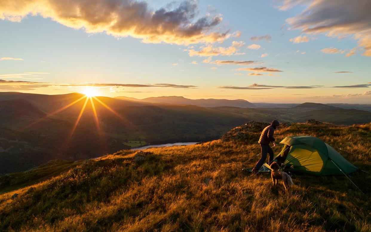 A form of 'wild camping' will be legalised across parts of England and Wales in a pilot scheme - Duncan Andison (Duncan Andison (Photographer) - [None]