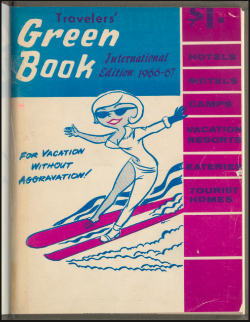The Negro Motorist Green Book, first published in 1936, was intended to aid Black travelers by recommending safe places for overnight stays, eateries and service stations that served Black motorists. The book was printed into the mid-1960s.