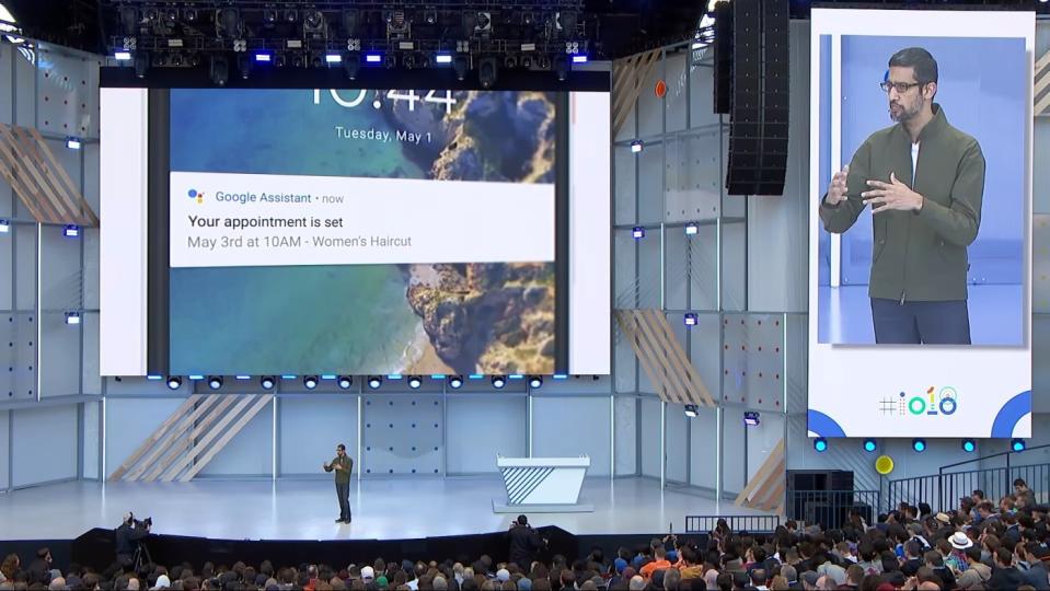 After an impressive Google I/O demo where its Duplex AI system called a