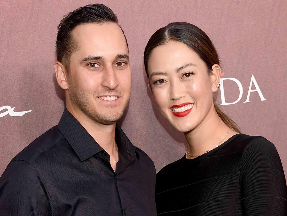 Gregg DeGuire/FilmMagic Jonnie and Michelle Wie West attend the arrive at the Sports Illustrated Fashionable 50 in 2019