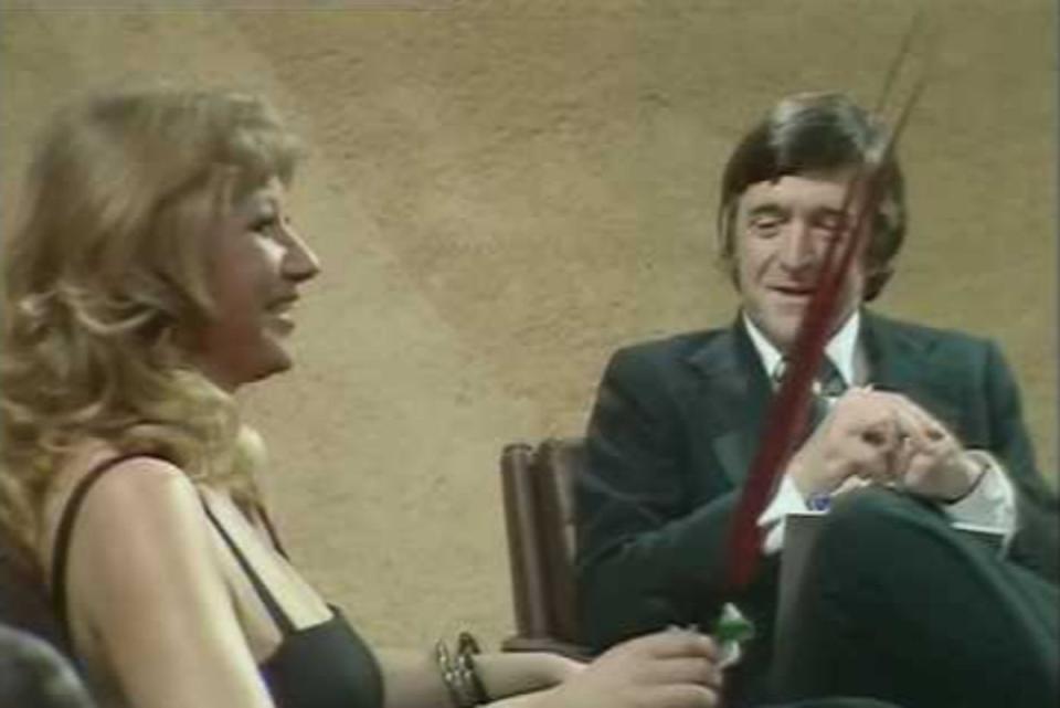 Helen Mirren with Parkinson in 1985 (BBC)