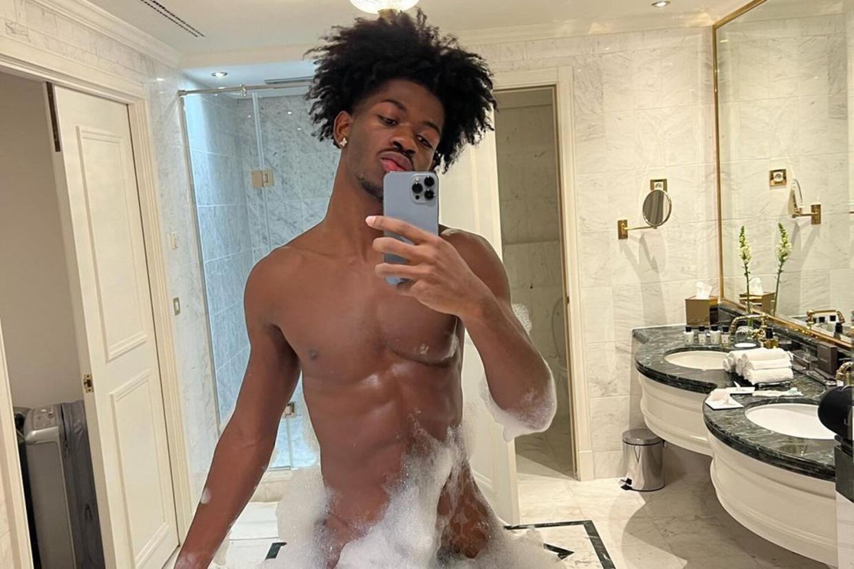 Lil Nas X bubble bath