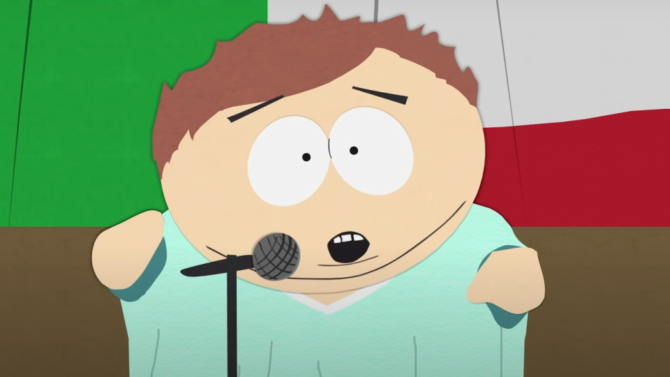 Cartman in South Park.