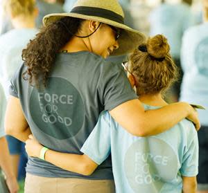 Nu Skin employees and their families participate in a day of service to benefit hospitalized children around the world