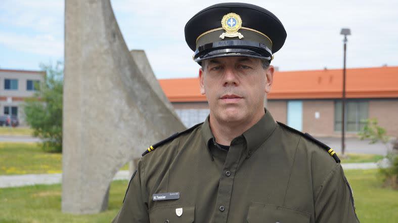 Sgt. Marc Tessier of the Sûreté du Québec described Monday's collision on Autoroute Guy-Lafleur as 'fairly violent.'