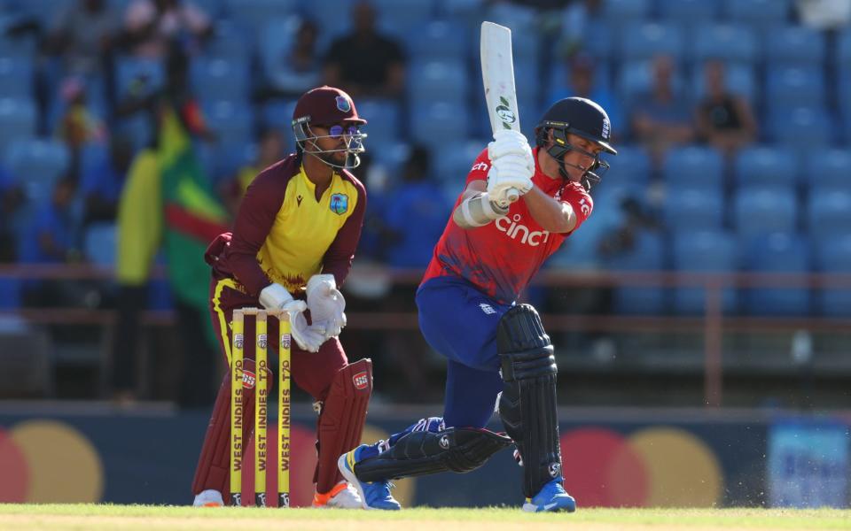 Promoted up the order to number four, Sam Curran top-scored for England with 50