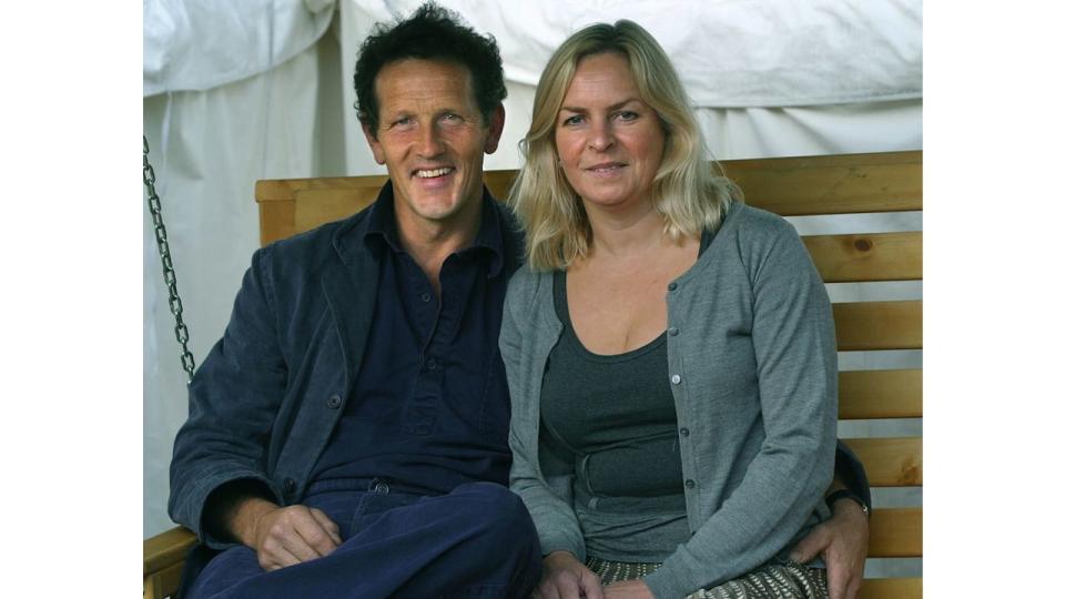 British television presenter and gardener Monty Don, with his wife Sarah