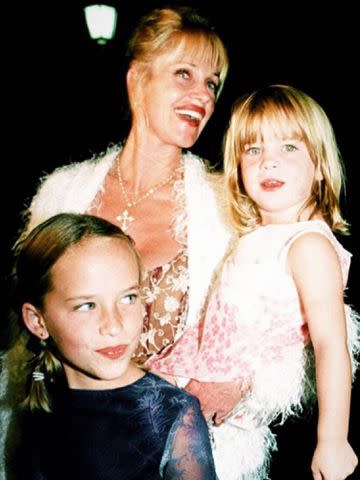 <p>Melanie Griffith Instagram</p> Melanie Griffith with her kids