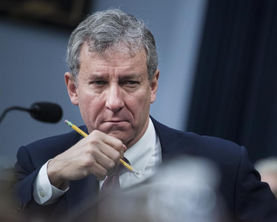 Rep. Matt Cartwright during a hearing in Rayburn Building on the FBI's budget request for Fiscal Year 2020 on April 4, 2019. (Tom Williams / AP file)