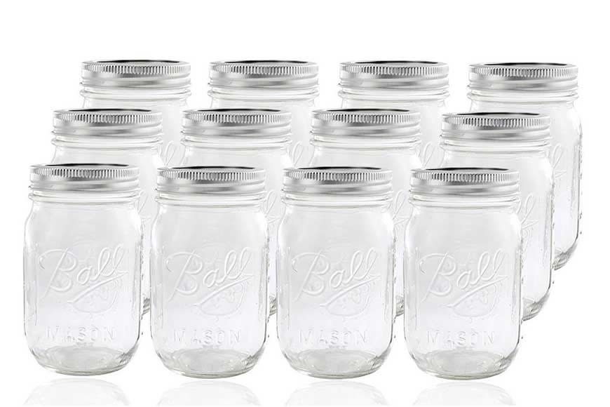 12 Ball Mason Jars, $17