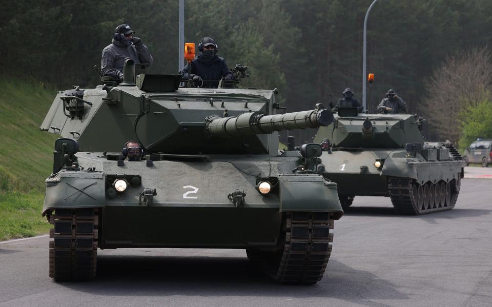 Ukrainische Soldaten wurden im Frühjahr intensiv auf Leopard 1 trainiert