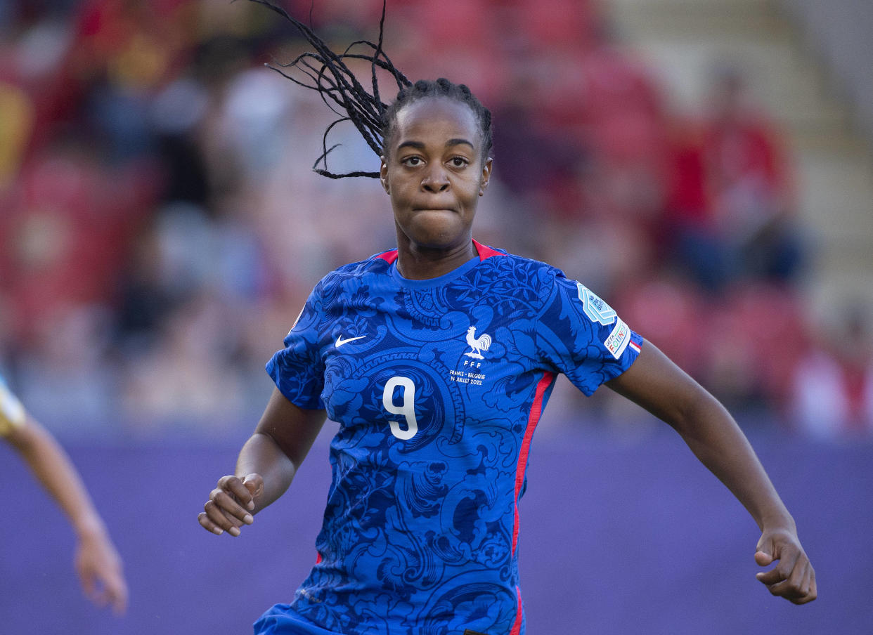 Marie-Antoinette Katoto, ici en 2022, est forfait pour le Mondial 2023.