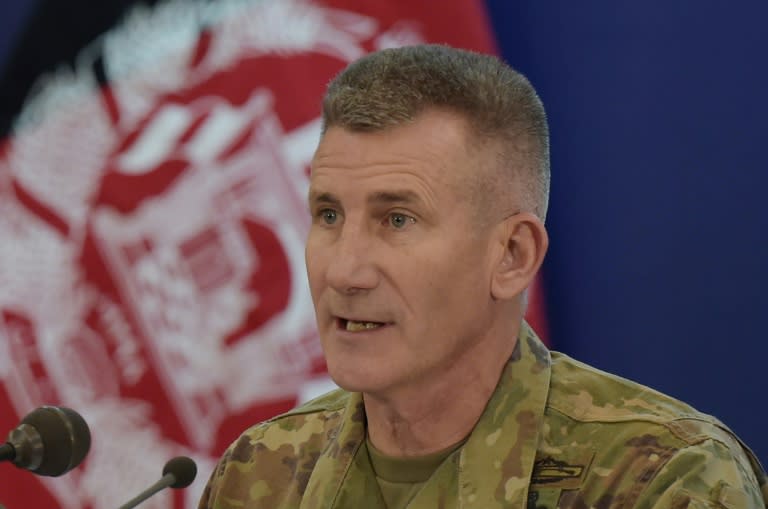 General John Nicholson says operations against Taliban drug labs are ongoing