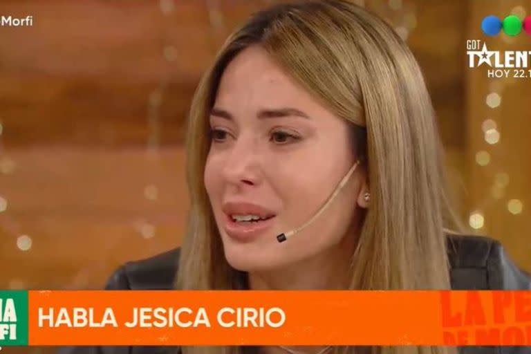 Jesica Cirio se quebró cuando Georgina Barbarossa le hizo una pregunta muy puntual