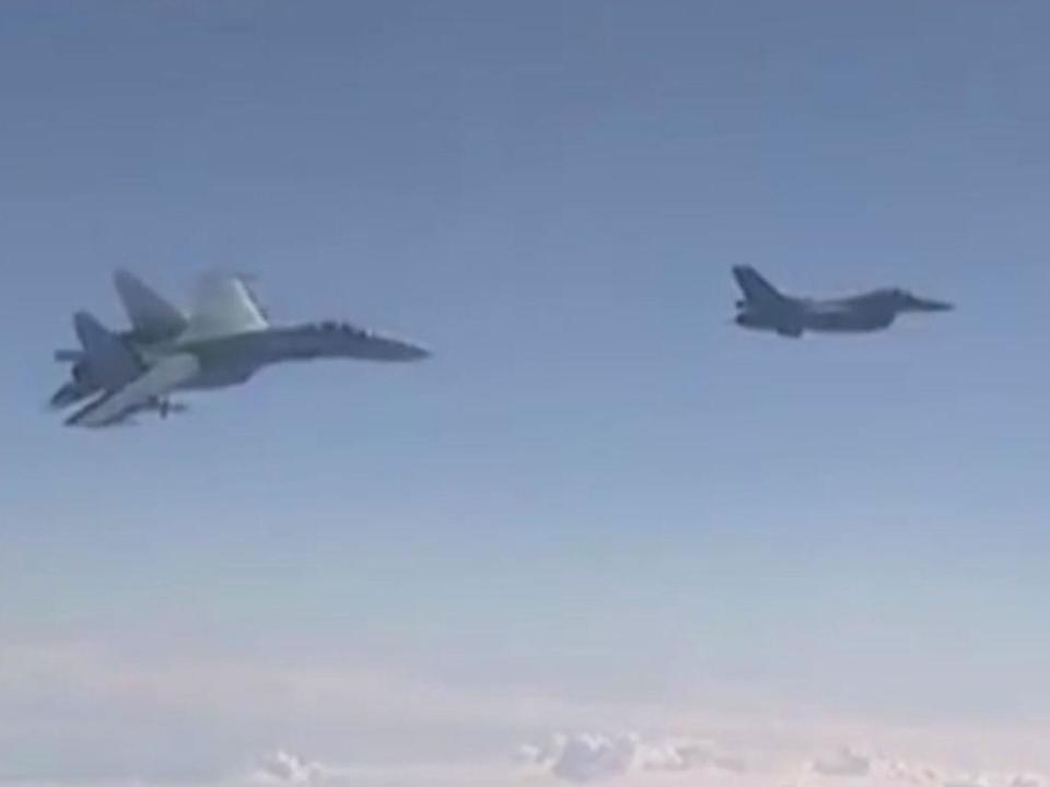 Russian defence minister's plane 'buzzed' by Nato jet over Baltic Sea