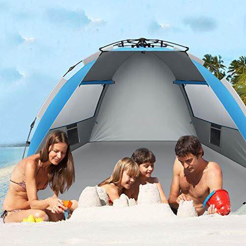 10) Oileus 4-Person Beach Tent