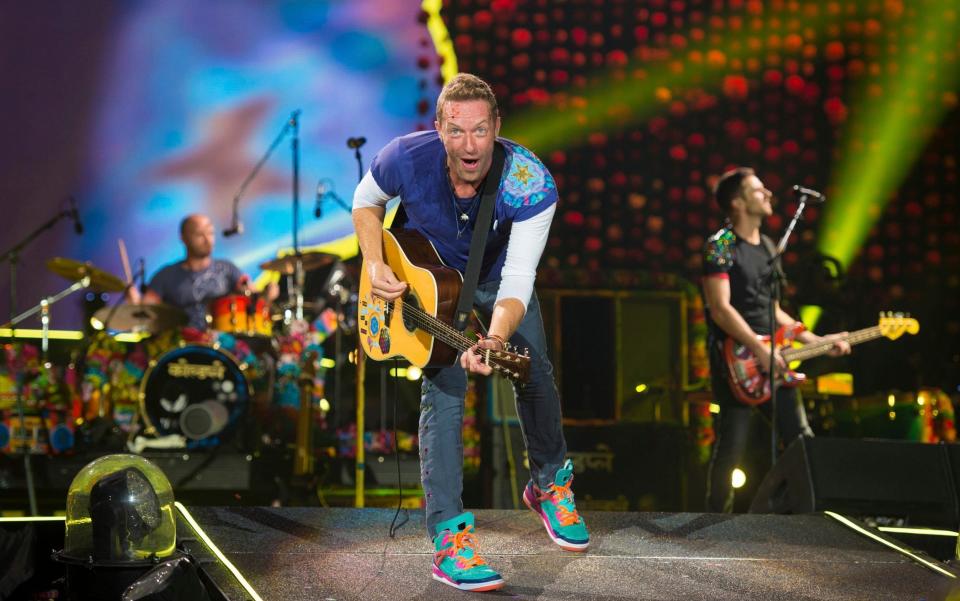 Coldplay have said they will only play carbon neutral venues in future - Scott Roth