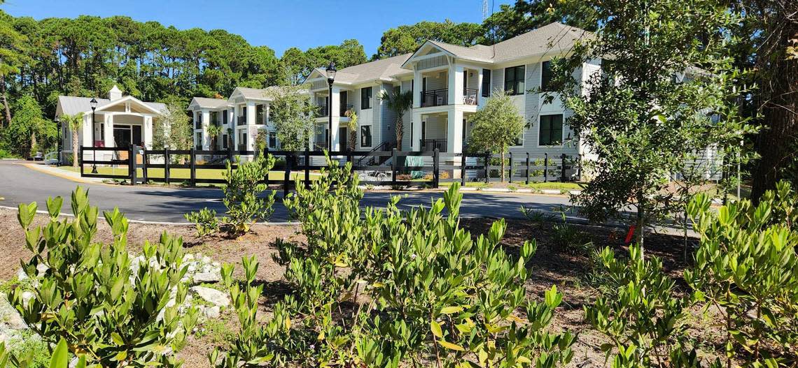 Located outside the gated community on Hilton Head Island, housing was recently completed for Sea Pines Resort employees in need, one example of a private development to address the island’s need for affordable housing.