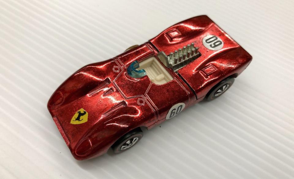 <p>Produced at Mattel facilities in both the United States and Hong Kong, the Ferrari 312P is almost always found with a black interior. That makes examples that came with a white interior the rarest of the bunch. </p>