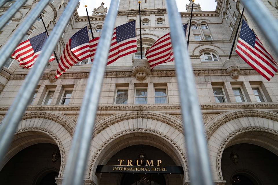 The Trump International Hotel in Washington, D.C. / Credit: Erin Scott/Bloomberg via Getty Images