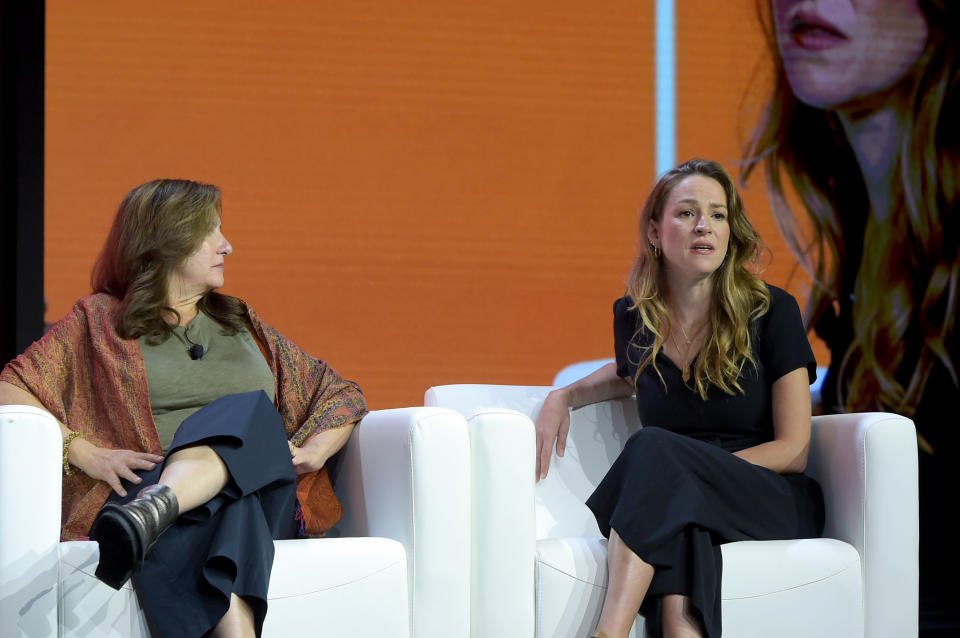 Filmmaker Tia Lessin and Filmmaker Emma Pildes co-directed the new HBO documentary The Janes that shows what life was like before Roe v. Wade. (Photo by Vivien Killilea/Getty Images for The MAKERS Conference)