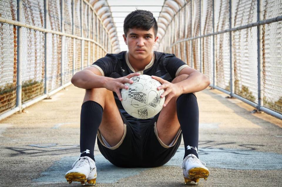 Maize South star Vitor Geromel has broken the all-time career goals record in Kansas high school boys soccer history.