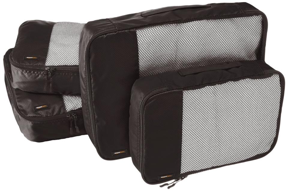 These packing cubes making packing fun, not a task to be dreaded. Whether your guy travels for a living or just needs an easy way to keep his essentials stored on overnight trips, these mesh-top bags making finding and storing his essentials easy. &lt;br&gt;<br />&lt;br&gt;<strong><a href="https://www.amazon.com/AmazonBasics-4-Piece-Packing-Cube-Set/dp/B014VBGRR8?tag=thehuffingtop-20" target="_blank" rel="noopener noreferrer">Get this 4-Piece Packing Cube Set on Amazon, $23</a></strong>.