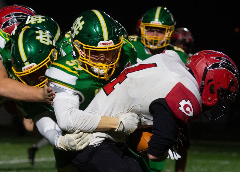 Newark Catholic senior Brendan Sheehan will be a four-year starter at linebacker for the Green Wave.